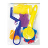 Paint Sponge Set 5c, Flower, Heart Roller, 3 Animal Shape Sponge