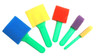 Paint Sponge Stick 5ct Assorted Size
