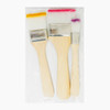 Color Tip Paintbrush 3ct, Assorted Color & Size