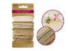 Craft Décor Ribbons: Natural Burlap Trim Multi-Pack 3yds (1yd x 3)