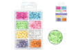 Craft Medley: 6mm Cup Sequins 25g Plastic Case 8-comp