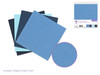 Cardstock: 6"x6" Textura Linen Packs x16 Asst