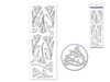 Paper Craft Sticker: 10Cmx29.5Cm 3D Foil Embossed Clear