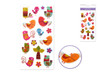 Paper Craft Stickers: 10cmx19cm 3D Epoxy Stickers