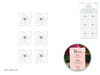 A Brides Wish: 1" Deluxe Floral Accents w/Gems x6 Self-Stick