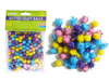 Glitter Pom Poms 200ct.