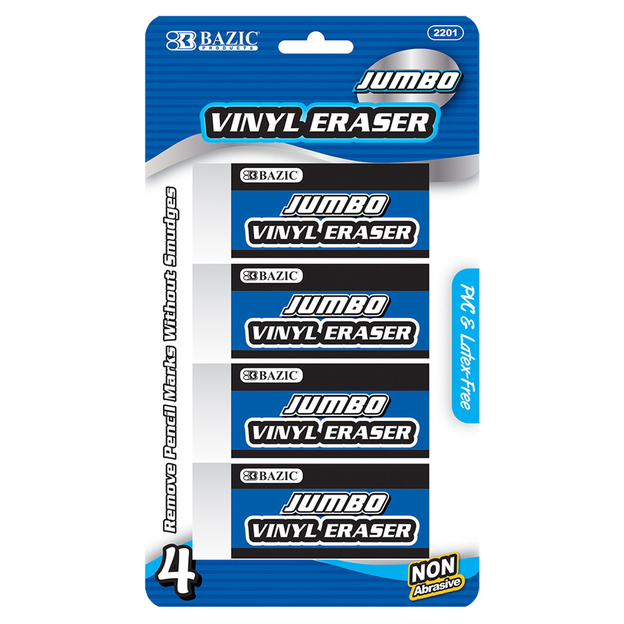 BAZIC JUMBO VINYL ERASER (4 PACK) – TheFullValue, General Store