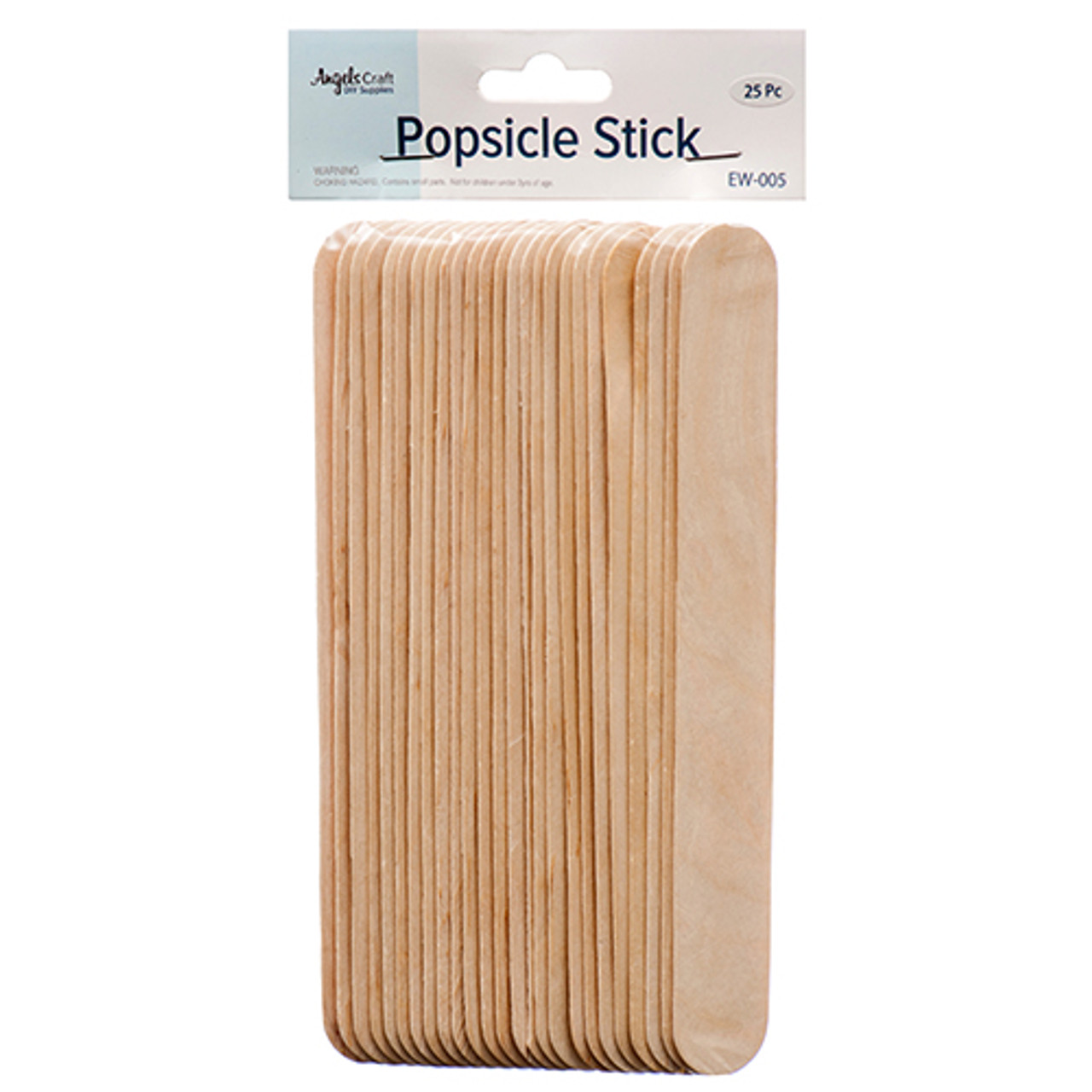 Extra Jumbo Natural Popsicle Sticks 25pk.
