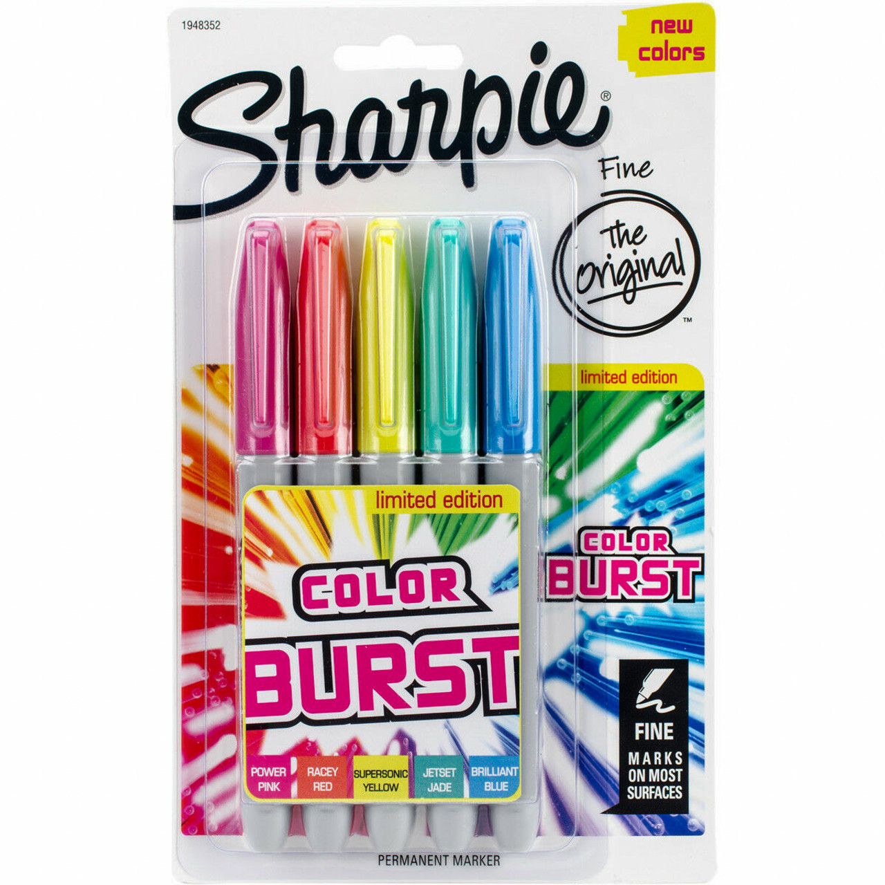 Sharpie® Color Burst Fine Point Permanent Markers