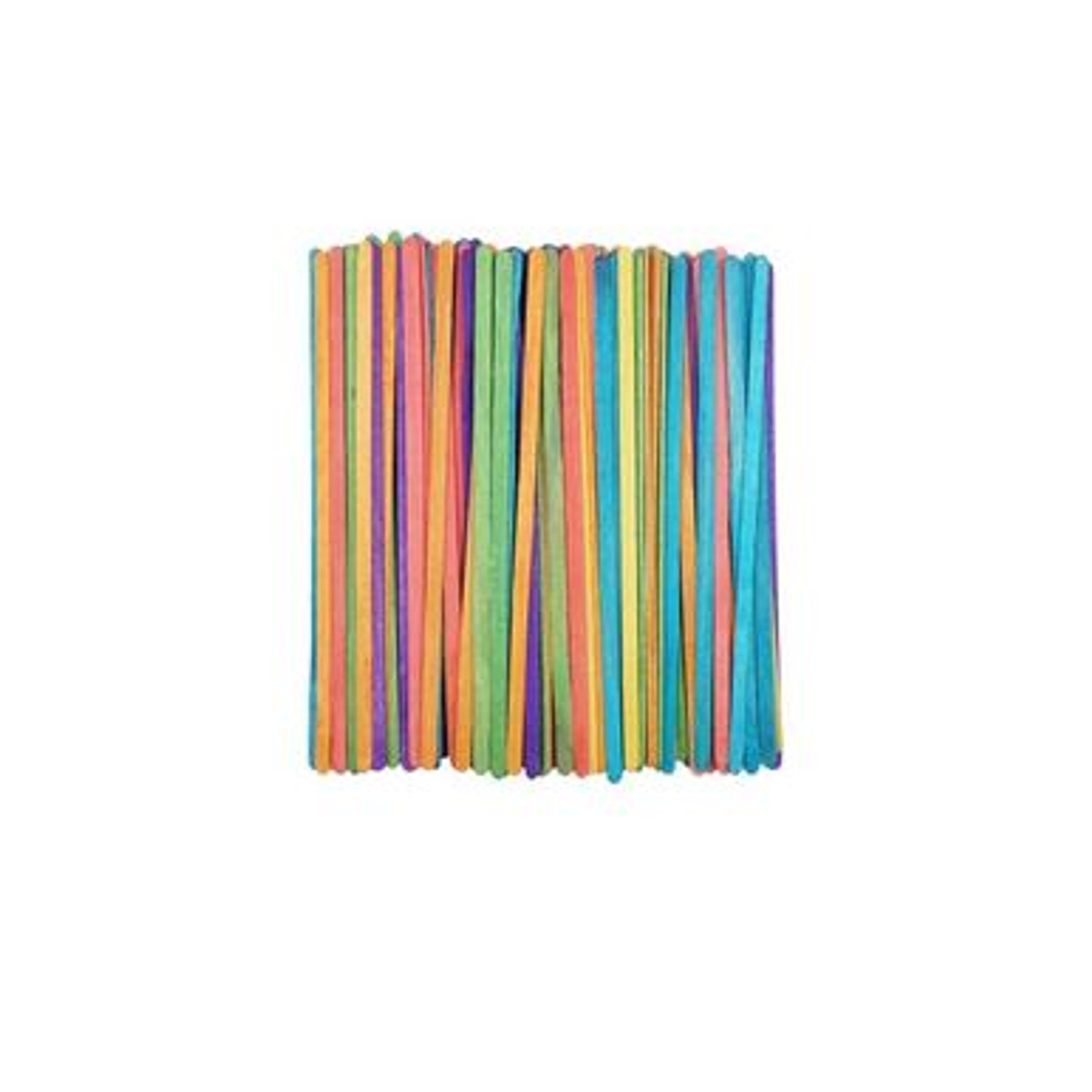 WOODEN STIR ASST COLOR STICKS