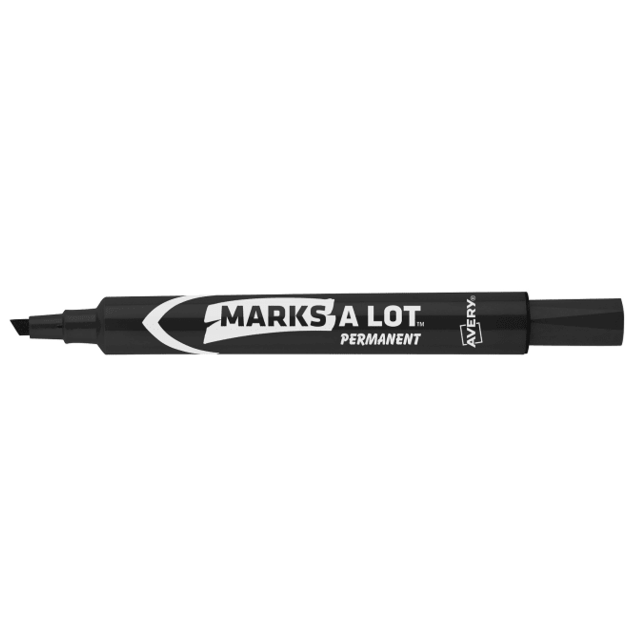 Bazic Jumbo Chisel Tip Permanent Marker - 2 count