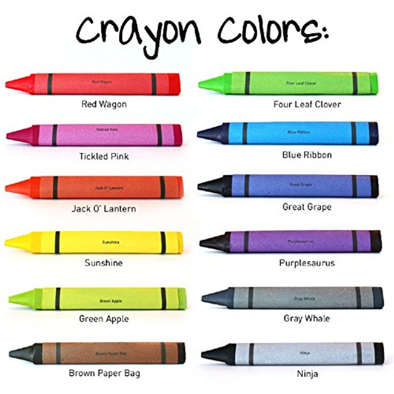 Bazic 8 Color Premium Super Jumbo Crayons