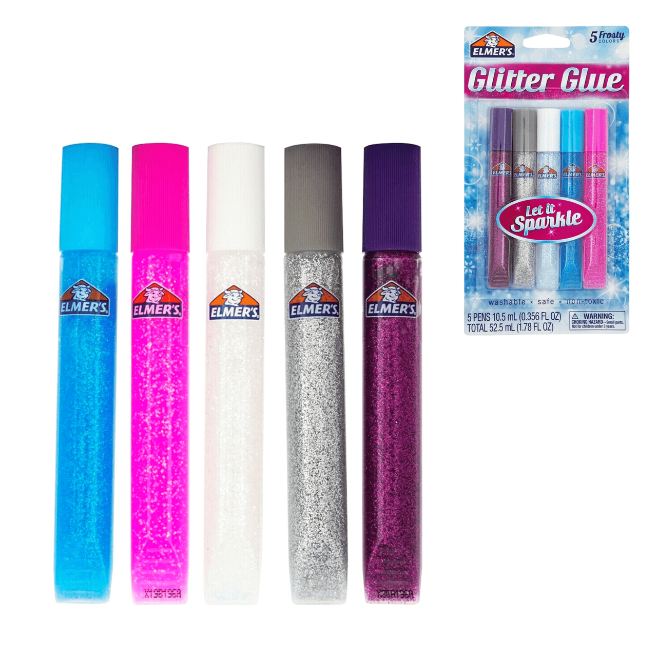 ELMER'S GLITTER GLUE PEN SET