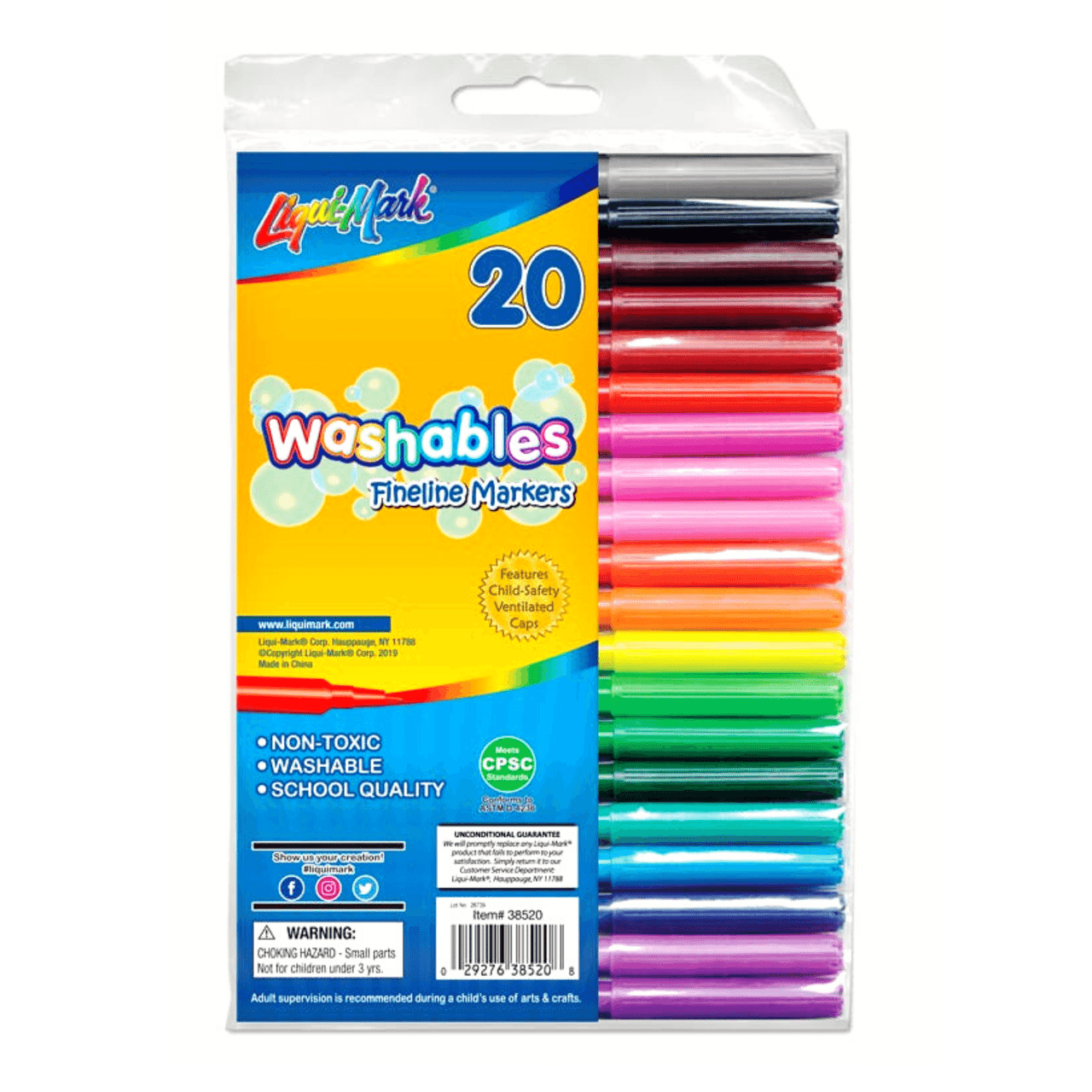 10 ct. Fineline Washable Markers - Precise Markers