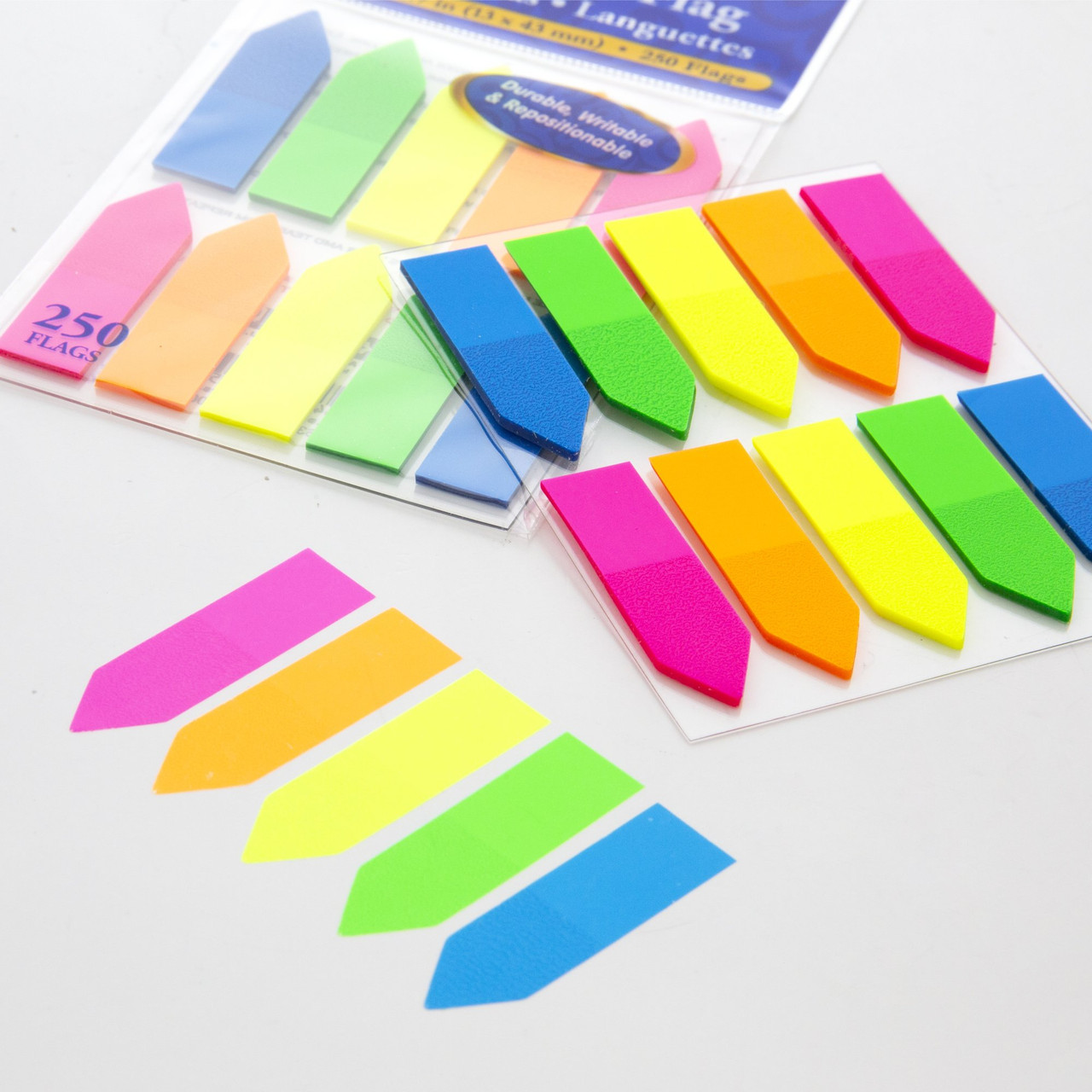 Color Sticky Flags Neon Color Coding Flags, Sticky flags for books.