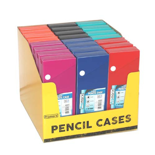 Promarx Asst Poly Slider Pencil Case