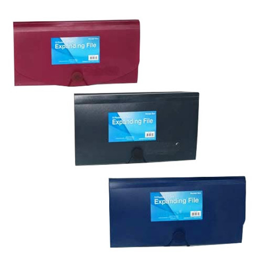 Promarx Expanding Files Receipts Size O, 13 Pockets