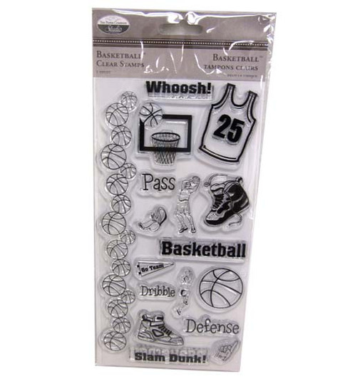Basketball Clear Stamps Basketball Clear Stamps