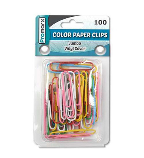 Promarx Jumbo Paper Clip Asstd 100ct Promarx Jumbo Paper Clip Asstd 100ct