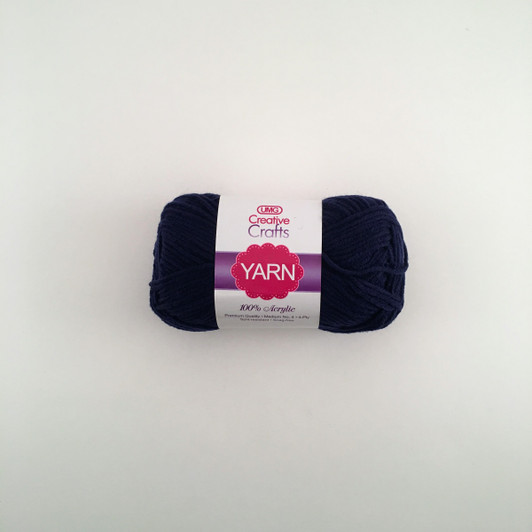 Craftlits-Choice Full Acrylic Yarn (NAVY BLUE) 2OZ #4 MD 4-STRAND Craftlits-Choice Full Acrylic Yarn (NAVY BLUE) 2OZ #4 MD 4-STRAND