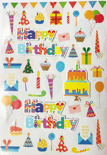 Party Theme Sticker Party Theme Sticker