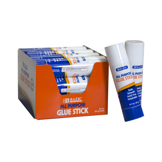 BAZIC Glue Stick All Purpose 1.27 oz (36g)(2/Pack) - Bazicstore