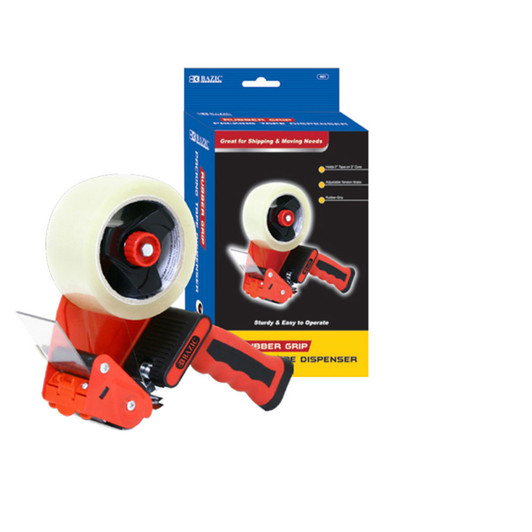BAZIC Rubber Grip Packing Tape Dispenser