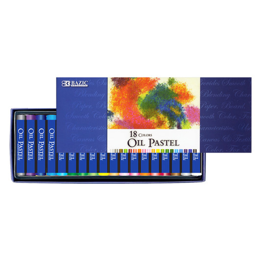 BAZIC Dustless Assorted Color Chalk (24/Box) Bazic Products