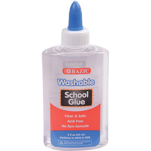clear washable glue