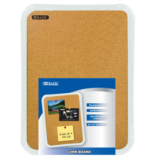 BAZIC 8.5" X 11" Cork Board BAZIC 8.5" X 11" Cork Board