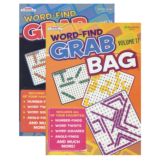 KAPPA Grab-Bag Word Finds Puzzle Book KAPPA Grab-Bag Word Finds Puzzle Book