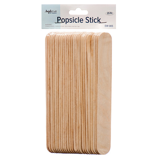 Extra Jumbo Popsicle Sticks Color 25pk.