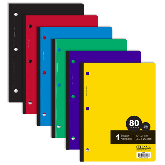 BAZIC Ruled Index Cards 3 X 5 200 Count, Assorted Color Ruled (100/Pack),  2-Packs 