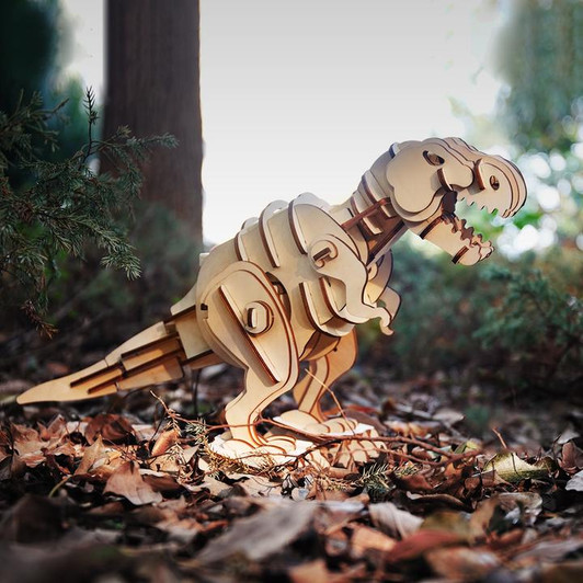 t-rex wooden puzzle