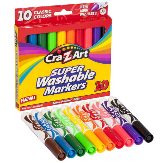 Colorations® Washable Triangular Markers Classroom Value Pack - Set of 100