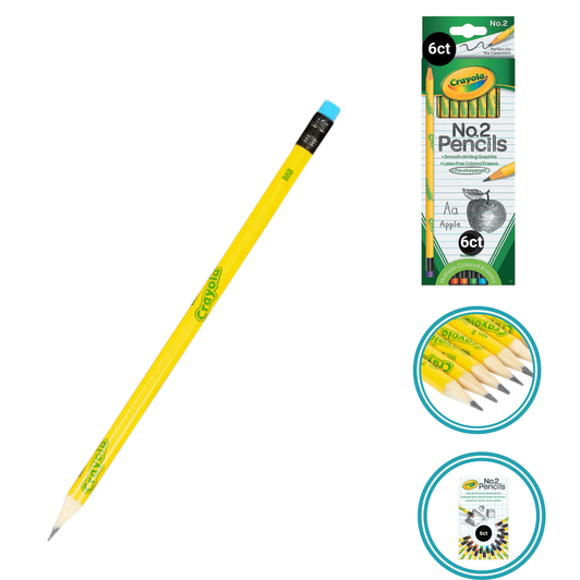 Ticonderoga My First Beginner Pencil, Jumbo, 2-Count.