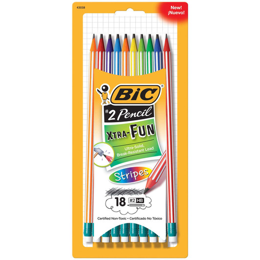 BIC PENCIL XTRA FUN BIC PENCIL XTRA FUN