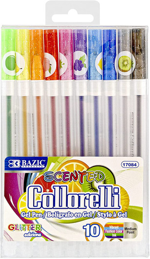 10 Fruit Scented Glitter Pen 10 Fruit Scented Glitter Pen