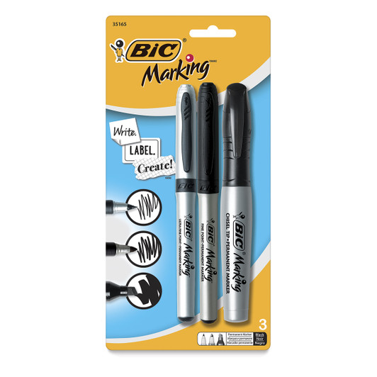 BLACK PERMANENT MARKER BIC BLACK PERMANENT MARKER BIC