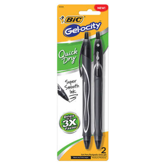 black bic gelocity pen