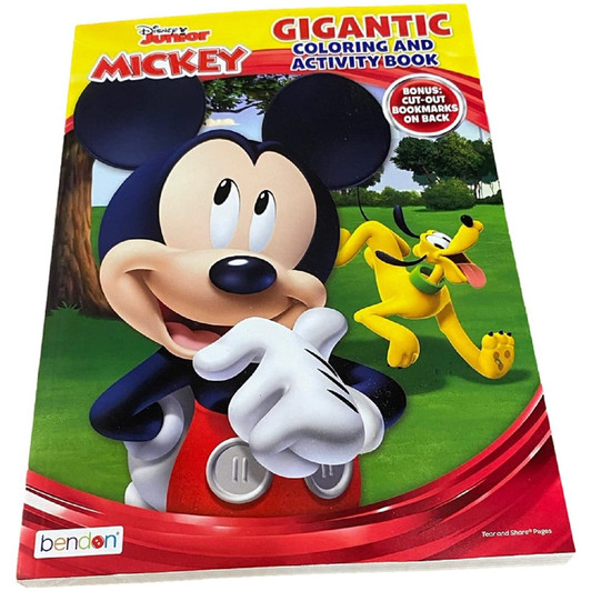 Disney Junior: MICKEY GIGANTIC COLORING + ACTIVITY BOOK.