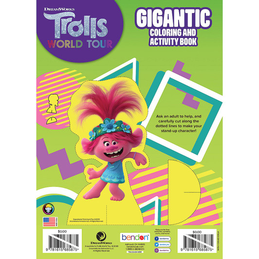 Trolls World Tour ( DreamWorks ) Gigantic Book
