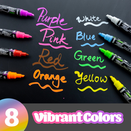 Color Liquid Chalk ink Markers, 1ct. Color Liquid Chalk ink Markers, 1ct.