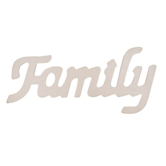 Natural Wood Word " Family" Natural Wood Word " Family"