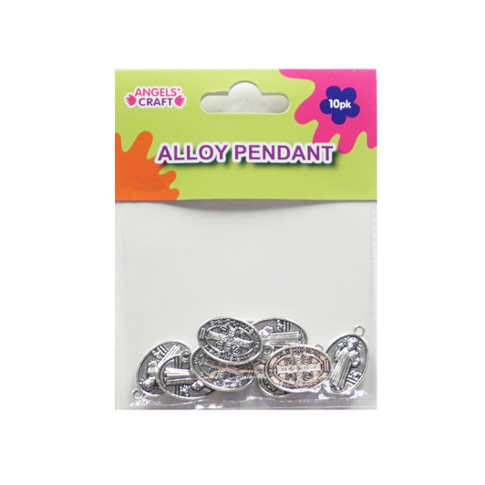 Allow Pendant Charms-St. Benedict 10-ct. Pk. Allow Pendant Charms-St. Benedict 10-ct. Pk.