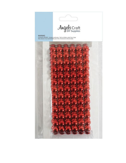 Metallic Embellishment Banding Red Metallic Embellishment Banding Red