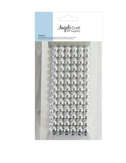 Metallic Embellishment Banding Silver Accent Metallic Embellishment Banding Silver Accent