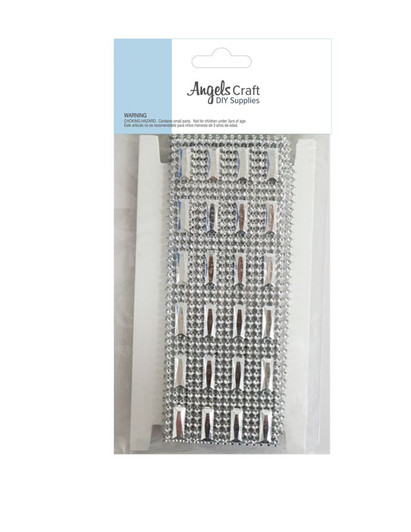 Metallic Embellishment Banding Silver Metallic Embellishment Banding Silver