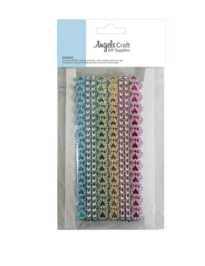 Metallic Hearts Embellishment Banding Metallic Hearts Embellishment Banding