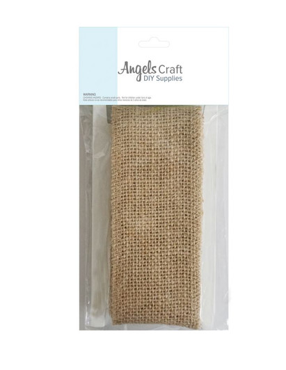Burlap Fabric-Natural, 2m x 6cm, 1 roll Burlap Fabric-Natural, 2m x 6cm, 1 roll